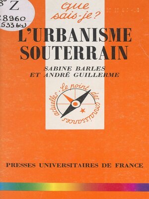 cover image of L'urbanisme souterrain